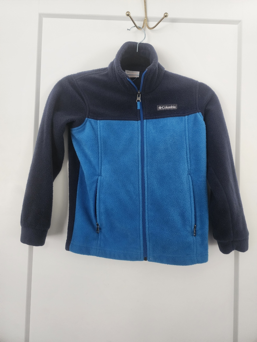 Columbia Kids Navy and Blue Fleece Jacket